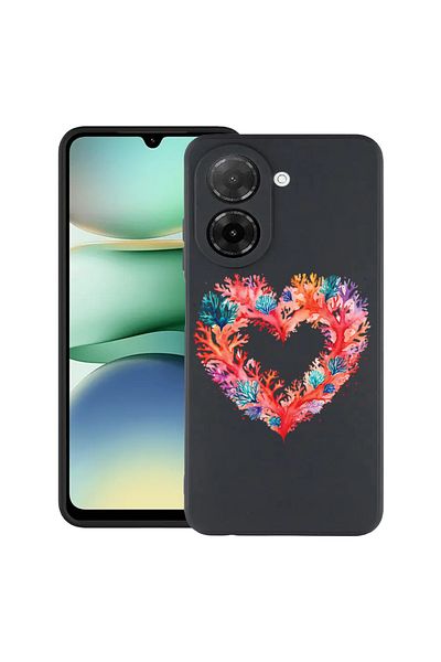 bestcase ® Slim Silicon Case For Xiaomi Redmi A5, Coral Heart, 2030991 B 1599