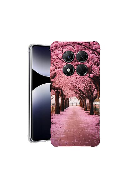 bestcase ® Anit Shock Case For Xiaomi Redmi Note 14 Pro 4G, Cherry Blossom Trees, 1997764 AS 1379