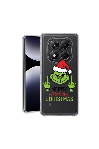 bestcase ® Anit Shock Case For Xiaomi Redmi Note 14 Pro 4G, Grinches - Merry Xmas, 1997764 AS 1603