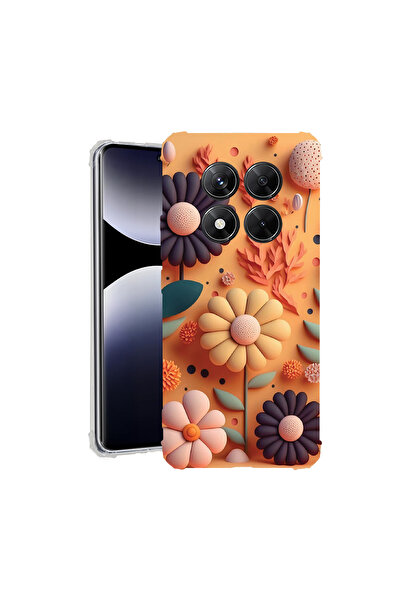 bestcase Carcasă antișoc pentru Xiaomi Redmi Note 15 Pro 5G, Happy Flowers, 2078501 AS 1149