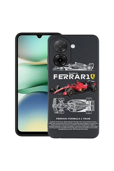 bestcase ® Slim Silicon Case For Xiaomi Redmi A5, Ferrari Scuderia, 2030991 B 1861