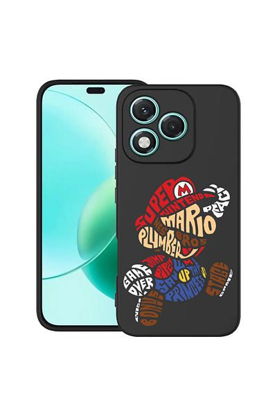 bestcase ® Slim Silicon Case For Honor 400 Lite, Calligraphy Super Mario, 2022870 B 1524