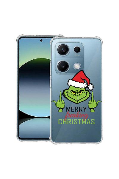bestcase ® Anit Shock Case For Xiaomi Redmi Note 14S, Grinches - Merry Xmas, 1997762 AS 1603
