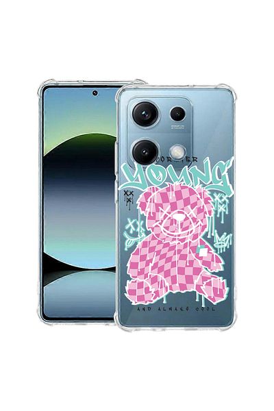 bestcase ® Anit Shock Case For Xiaomi Redmi Note 14S, Teddy Bear Forever Young , 1997762 AS 1566
