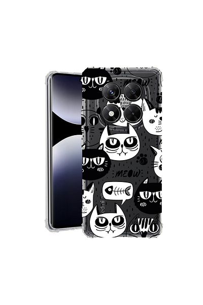 bestcase ® Anit Shock Case For Xiaomi Redmi Note 14 Pro 4G, Cool Cats, 1997764 AS 1029