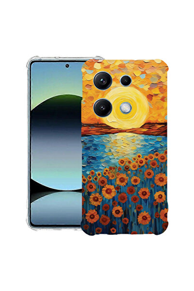 bestcase Carcasă antișoc pentru OPPO A6 Pro, cu design pictat floarea soarelui, 2099996 AS 1273