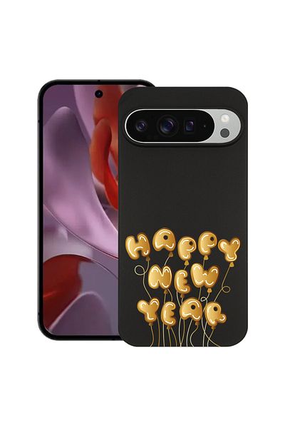 bestcase ® Slim Silicon Case For Google Pixel 10 / Pixel 10 Pro, Happy New Year, 2030992 B 1826