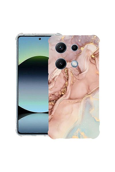 bestcase ® Anit Shock Case For Xiaomi Redmi Note 14S, Rose Marble, 1997762 AS 1253