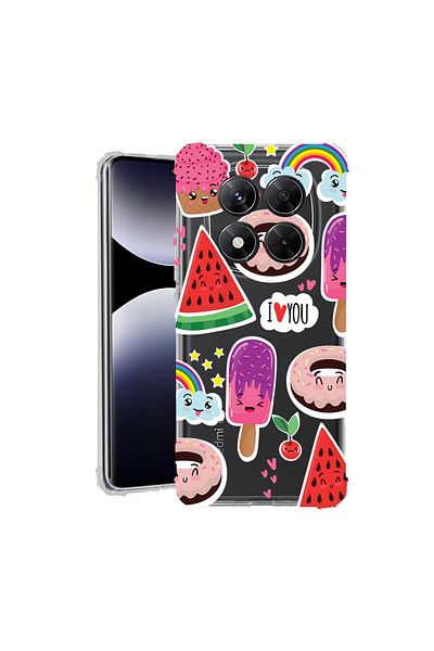 bestcase ® Anit Shock Case For Xiaomi Redmi Note 14 Pro 4G, Summer Feeling, 1997764 AS 87