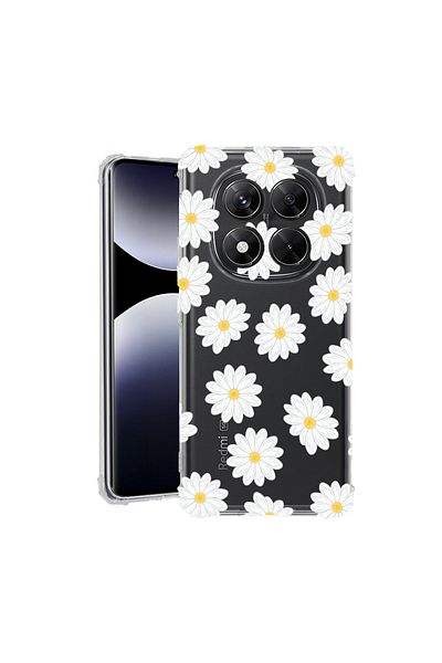 bestcase ® Anit Shock Case For Xiaomi Redmi Note 14 Pro 4G, Happy Flowers Daisy, 1997764 AS 513