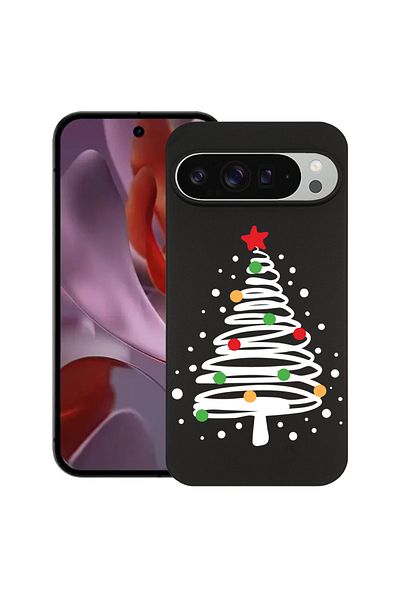 bestcase ® Slim Silicon Case For Google Pixel 10 / Pixel 10 Pro, Crhistmas Tree, 2030992 B 1608