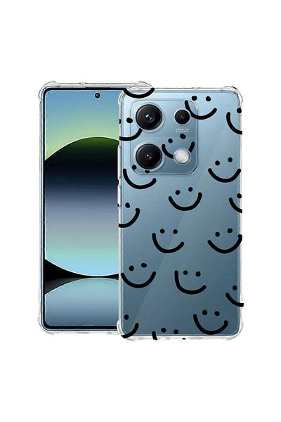 bestcase ® Anit Shock Case For Xiaomi Redmi Note 14S, Smiley, 1997762 AS 1056