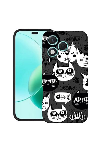 bestcase ® Slim Silicon Case For Honor 400 Lite, Cool Cats, 2022870 B 1029