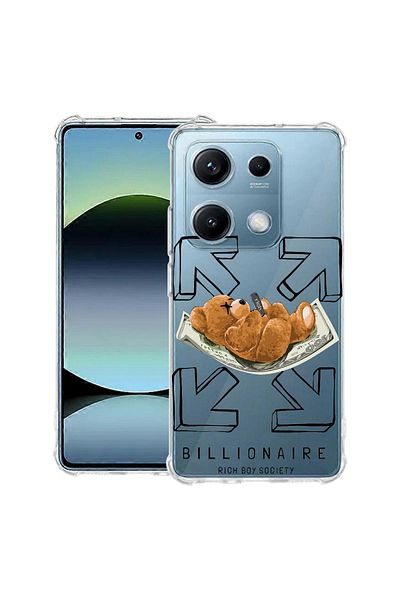 bestcase ® Anit Shock Case For Xiaomi Redmi Note 14S, Billionaire Bear, 1997762 AS 1895
