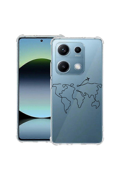 bestcase Husă anti-șoc pentru OPPO A6 Pro, cu Design Travel, 2099996 AS 733