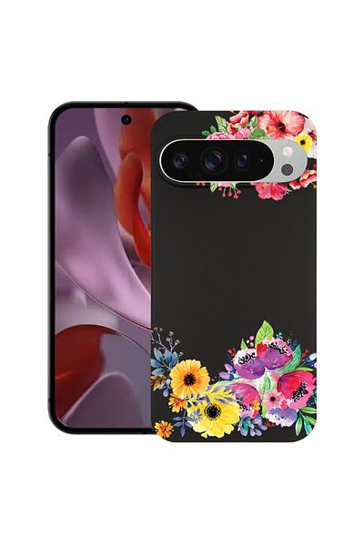 bestcase ® Slim Silicon Case For Google Pixel 10 Pro XL, Flowers, 2036426 B 56