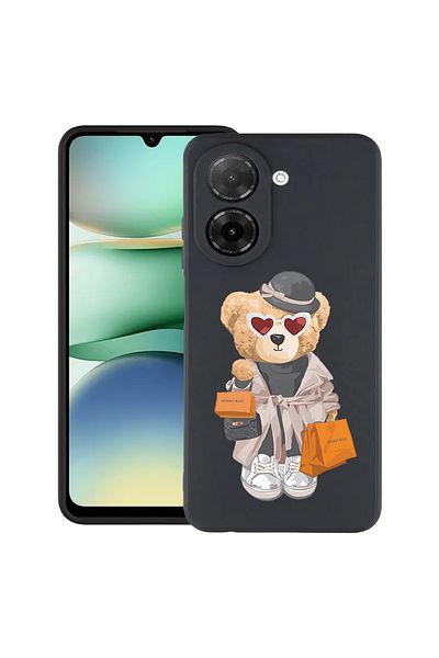 bestcase ® Slim Silicon Case For Xiaomi Redmi A5, Teddy Bear Shopping, 2030991 B 1458