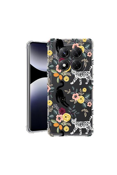 bestcase ® Anit Shock Case For Xiaomi Redmi Note 14 Pro 4G, Cat Pattern, 1997764 AS 1429
