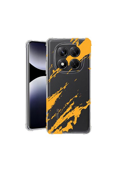 bestcase ® Anit Shock Case For Xiaomi Redmi Note 14 Pro 4G, Golden Stripes, 1997764 AS 1054