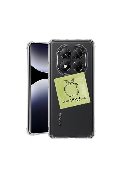 bestcase ® Anit Shock Case For Xiaomi Redmi Note 14 Pro 4G, Apple taste green, 1997764 AS 1455