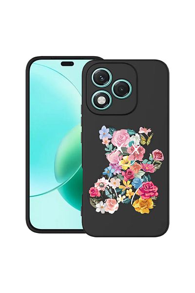 bestcase ® Slim Silicon Case For Honor 400 Lite, Teddy Bear Color Flower, 2022870 B 1550