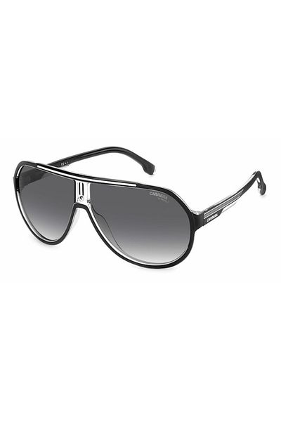 Carrera Men's Sunglasses CARRERA-1057-S-80S649O, Grey Lenses Ø64mm, Black Acetate Frame, UV400 Prot