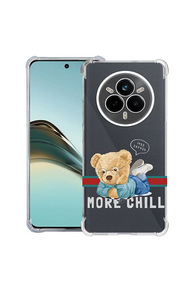 bestcase ® Anit Shock Case For Realme 14 Pro Plus, More Chill Teddy Bear, 1997763 AS 1822