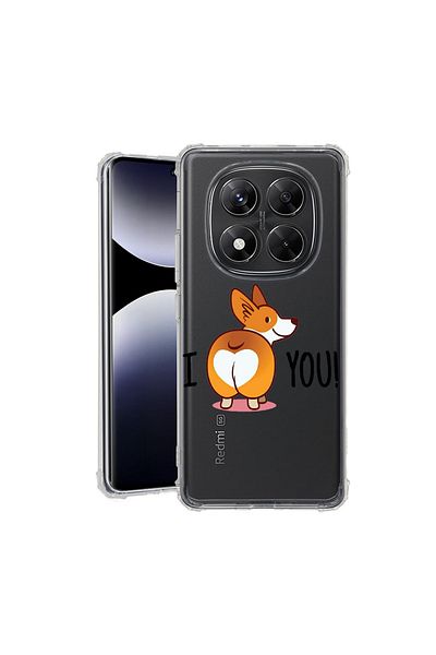 bestcase ® Anit Shock Case For Xiaomi Redmi Note 14 Pro 4G, Sweet doggy Emoji, 1997764 AS 593