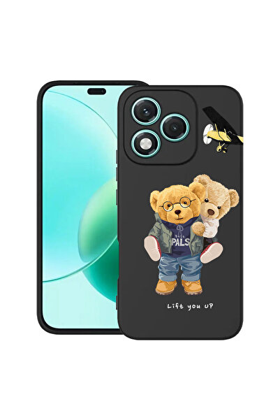 bestcase ® Husă subțire din silicon pentru Honor 400 Lite, Ursuleț de pluș Ri...