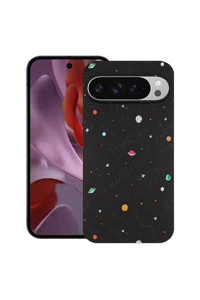 bestcase ® Slim Silicon Case For Google Pixel 10 Pro XL, Universe, Planets, 2036426 B 470