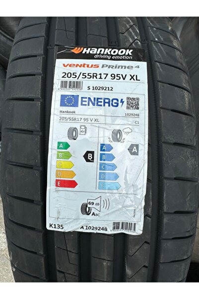 Hankook 205/55R17 95V XL VENTUS PRİME 4 K135 2025