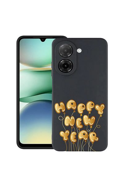 bestcase ® Slim Silicon Case For Xiaomi Redmi A5, Happy New Year, 2030991 B 1826