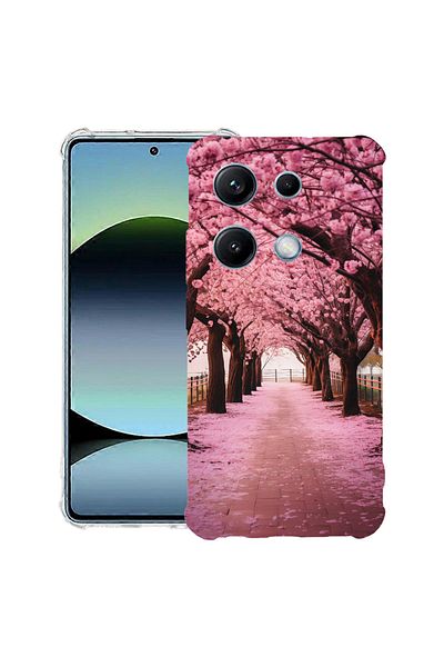 bestcase ® Anit Shock Case For Xiaomi Redmi Note 14S, Cherry Blossom Trees, 1997762 AS 1379
