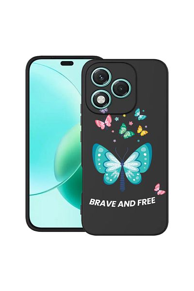 bestcase ® Slim Silicon Case For Honor 400 Lite, Butterflies, 2022870 B 1847