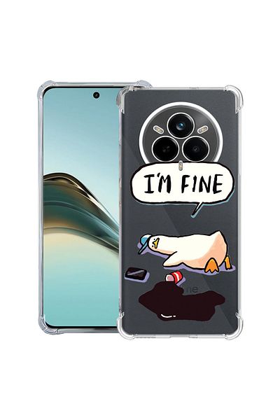 bestcase ® Anit Shock Case For Realme 14 Pro Plus, Duck Life - I'm Fine, 1997763 AS 963