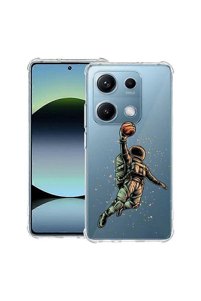 bestcase ® Anit Shock Case For Xiaomi Redmi Note 14S, Astronaut Basketball, 1997762 AS 1003