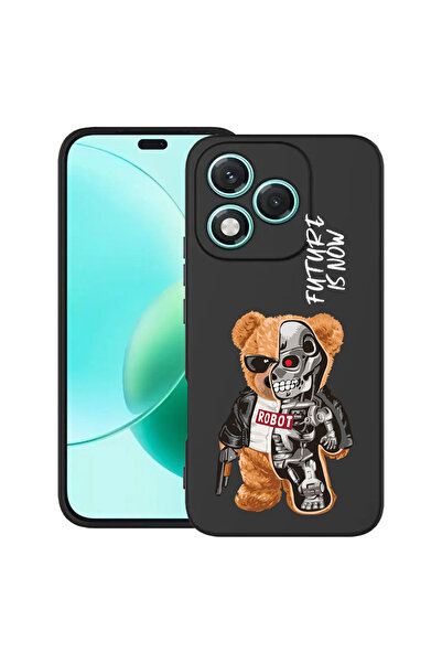 bestcase Husă subțire din silicon pentru Honor 400 Lite, jumătate robot, jumă...