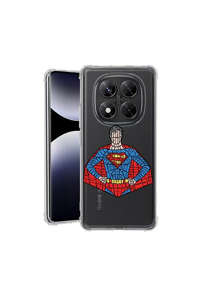 bestcase ® Anit Shock Case For Xiaomi Redmi Note 14 Pro 4G, Calligraphy Superman, 1997764 AS 1523