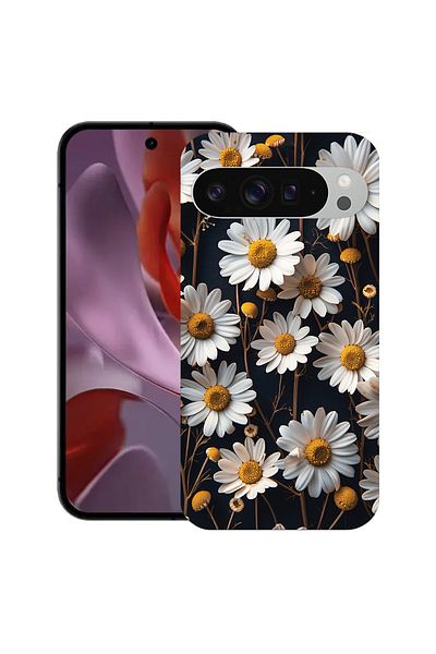 bestcase ® Slim Silicon Case For Google Pixel 10 / Pixel 10 Pro, 3D Daisy, 2030992 B 1439