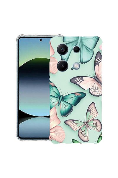 bestcase ® Anit Shock Case For Xiaomi Redmi Note 14S, Butterfly Pattern, 1997762 AS 1227