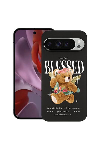 bestcase ® Slim Silicon Case For Google Pixel 10 / Pixel 10 Pro, Teddy Bear Blessed, 2030992 B 1561