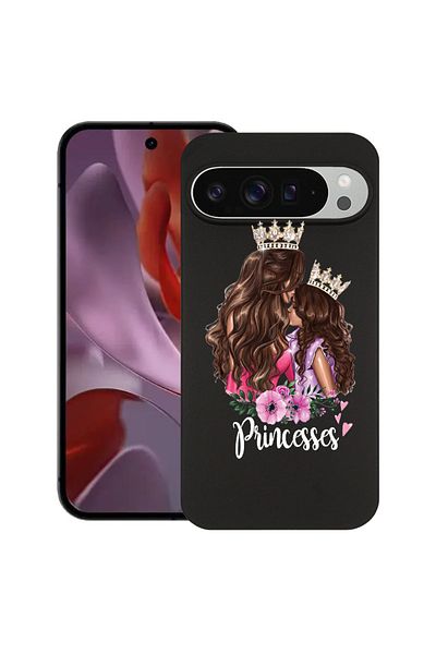 bestcase ® Slim Silicon Case For Google Pixel 10 / Pixel 10 Pro, Princesses Gril Mom, 2030992 B 552