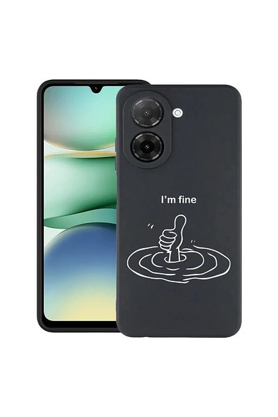 bestcase ® Slim Silicon Case For Xiaomi Redmi A5, I'm Fine, 2030991 B 1867