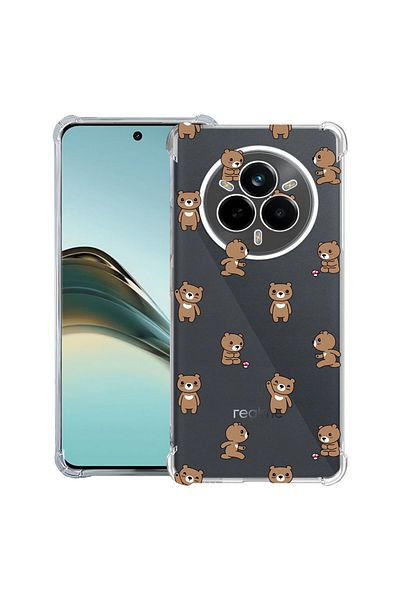 bestcase ® Anit Shock Case For Realme 14 Pro Plus, Teddy Bear Pattern, 1997763 AS 970