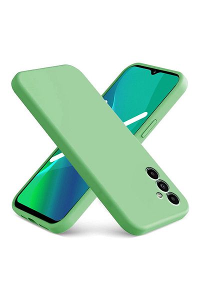 bestcase ® Premium Silicon Case For Samsung Galaxy A15, Avocado Green