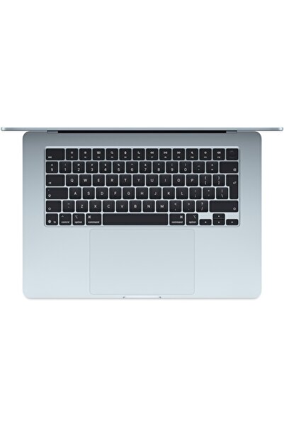Apple MacBook Air 15" cu procesor M4, CPU cu 10 nuclee, GPU cu 10 nuclee, 16 GB RAM, SSD de 512 GB, Sky Bl