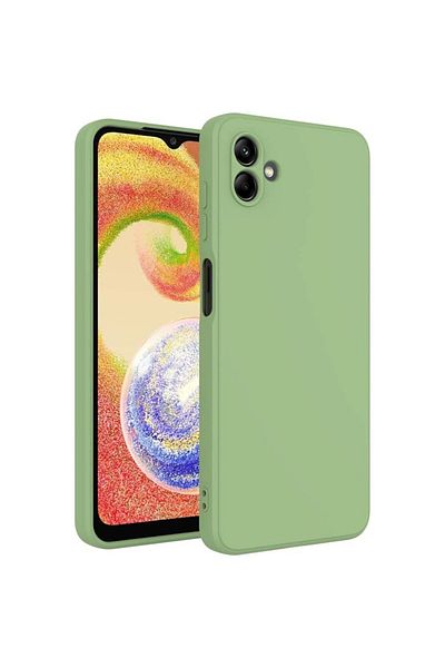 bestcase ® Premium Silicon Case For Samsung Galaxy A04e, Avocado Green