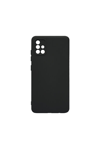 bestcase Husă premium din silicon pentru Samsung Galaxy A71, neagră