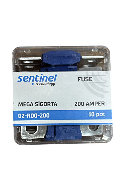 Sentinel Mega Bıçak Sigorta 200 Amper 10 Adet Fiyatı
