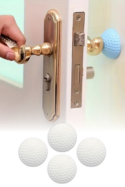 omilife Kapı Kolu Stoperi 4lü Ped Seti Duvar Koruyucu Silikon Kapı Kolu Tamponu Darbe Önleyici